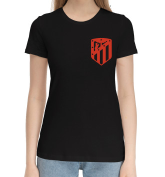 Женская Хлопковая футболка Atletico Madrid
