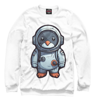 Свитшот для мальчиков Пингвин-космонавт