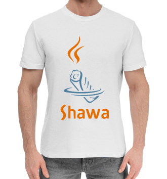 Мужская Хлопковая футболка Shawa initial