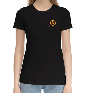 Женская Хлопковая футболка Half-Life