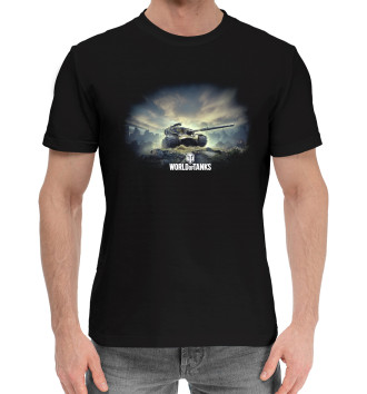Мужская Хлопковая футболка World of Tanks