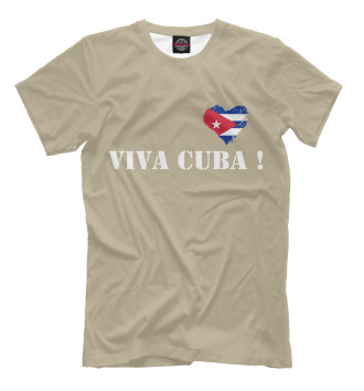 Мужская Футболка Viva Cuba!