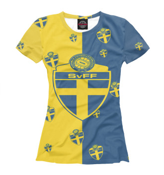 Женская Футболка Сборная Швеции