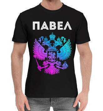 Мужская Хлопковая футболка Павел Россия