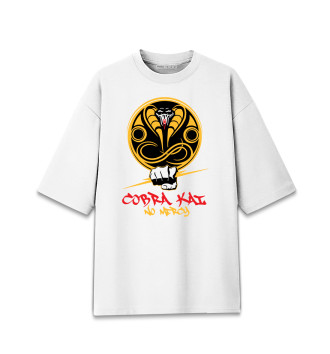 Мужская Хлопковая футболка оверсайз Cobra Kai
