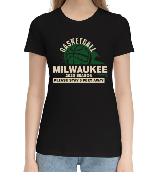Женская Хлопковая футболка Milwaukee