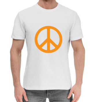 Мужская Хлопковая футболка Peace