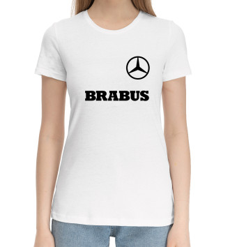 Женская Хлопковая футболка Mercedes Brabus