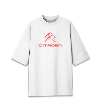 Женская Хлопковая футболка оверсайз Citroen