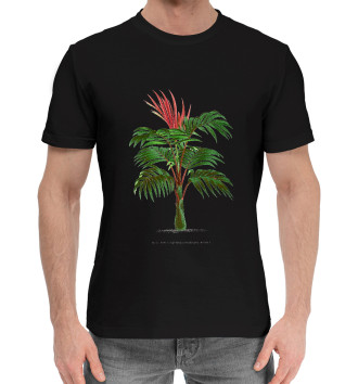 Мужская Хлопковая футболка Пальма