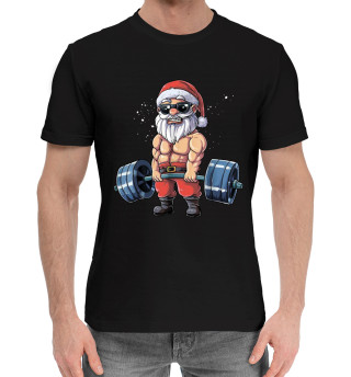 Мужская хлопковая футболка Power Santa