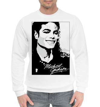 Мужской Хлопковый свитшот Michael Jackson