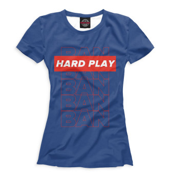 Женская Футболка Hard Play