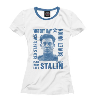 Женская Футболка Василий Сталин