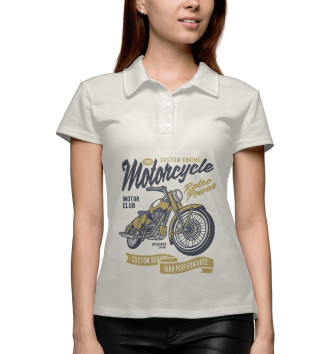 Женское Поло Мотоцикл