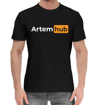 Мужская Хлопковая футболка Artem / Hub