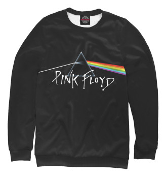 Свитшот для девочек Pink Floyd: Пинк Флойд лого и радуга