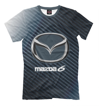 Мужская Футболка Mazda 6 - Карбон