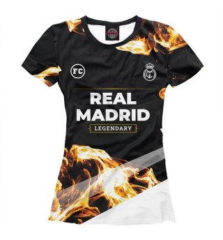 Женская футболка Real Madrid Sport Fire