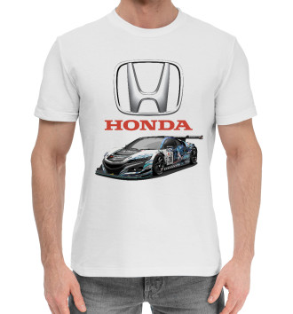 Мужская Хлопковая футболка Honda Motorsport