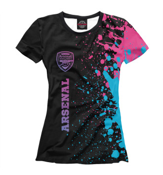 Женская Футболка Arsenal Neon Gradient