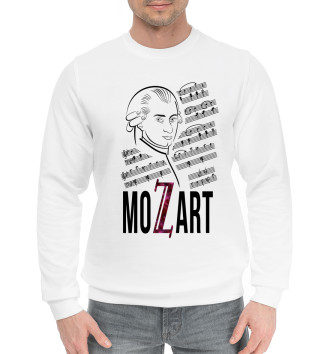 Мужской Хлопковый свитшот Моцарт