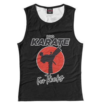 Женская Майка Karate For Kicks