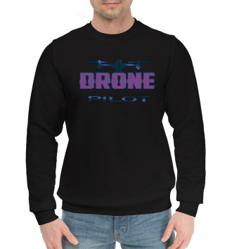 Мужской Хлопковый свитшот Drone Pilot