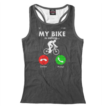 Женская Борцовка Bicycle Cyclist Funny Gift