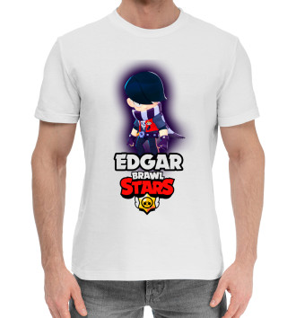 Мужская Хлопковая футболка BRAWL STARS EDGAR.