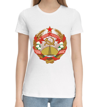 Женская Хлопковая футболка Азербайджанская ССР