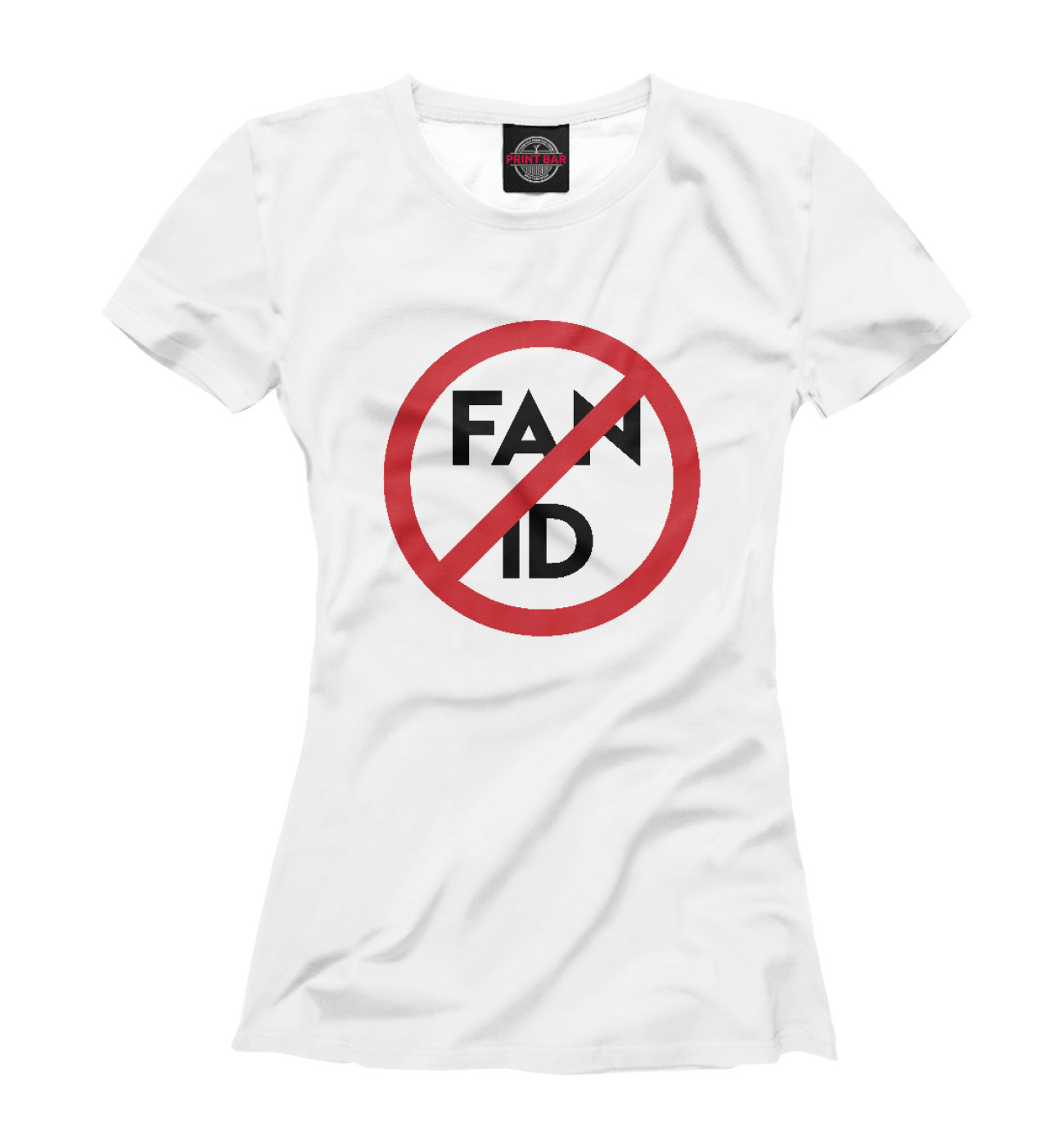 Женская Футболка Fan ID (белый), артикул: FTO-889549-fut-1