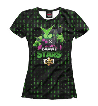 Футболка для девочек Brawl Stars Virus 8-Bit