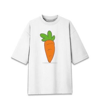 Мужская Хлопковая футболка оверсайз Морковка