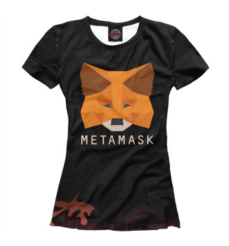 Женская Футболка Metamask Fox