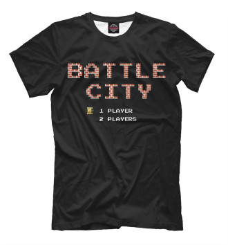 Мужская Футболка Battle City | Танчики