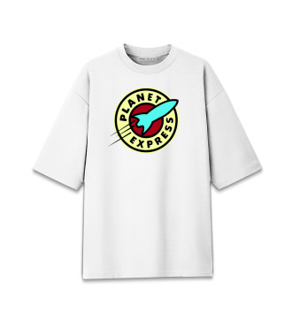Женская Хлопковая футболка оверсайз Futurama