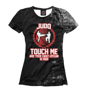 Футболка для девочек JUDO TOUCH ME AND YOUR FIRS
