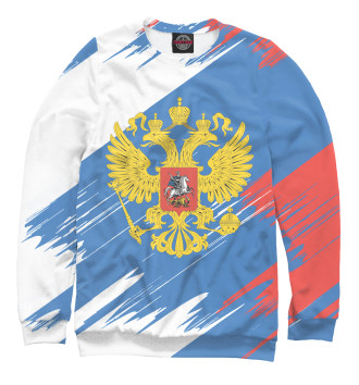 Свитшот для девочек Флаг и герб России