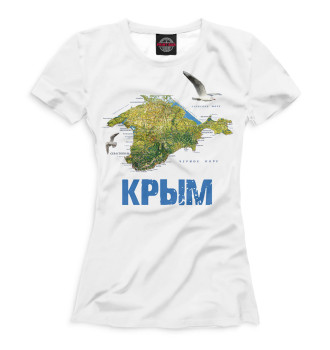 Футболка для девочек Крым