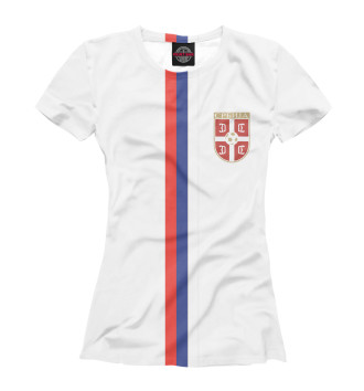 Женская Футболка Сборная Сербии