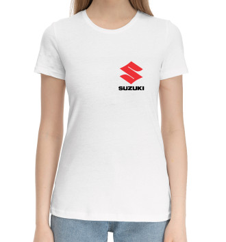 Женская Хлопковая футболка Suzuki | Сузуки