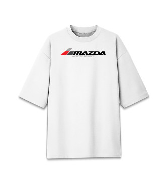 Мужская Хлопковая футболка оверсайз Mazda