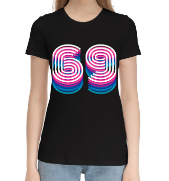 Женская Хлопковая футболка 69