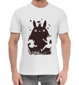 Мужская Хлопковая футболка Totoro