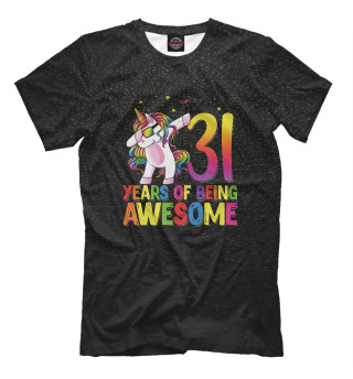 Женская футболка 31 Years Old Birthday Unico
