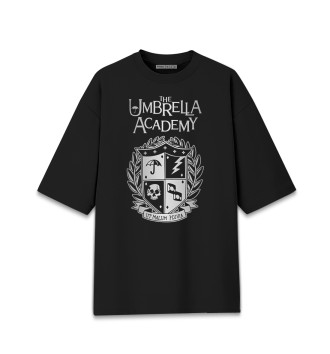Женская Хлопковая футболка оверсайз Академия Амбрелла