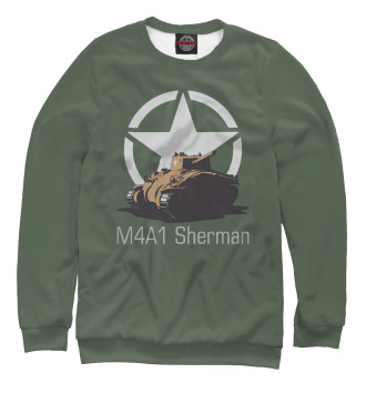Женский Свитшот Средний танк M4A1 Sherman