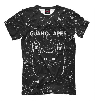 Мужская Футболка Guano Apes + Рок Кот