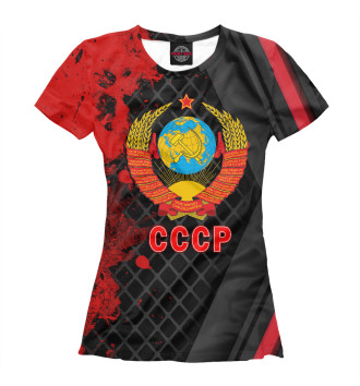 Женская Футболка СССР 80e